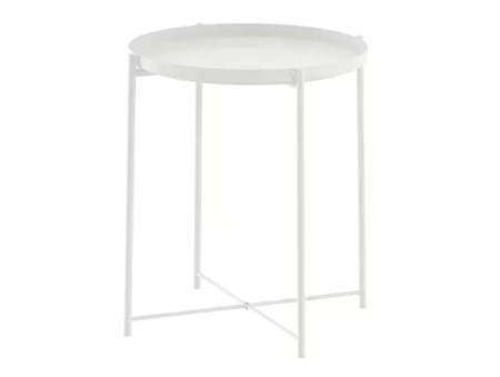 Soffbord, Marcus, 45cm ø, vit